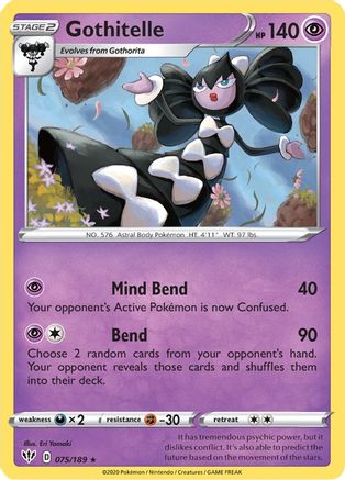 Image of Gothitelle (075/189) [Sword & Shield: Darkness Ablaze]