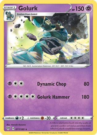 Image of Golurk (077/189) [Sword & Shield: Darkness Ablaze]