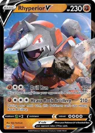 Image of Rhyperior V (095/189) [Sword & Shield: Darkness Ablaze]