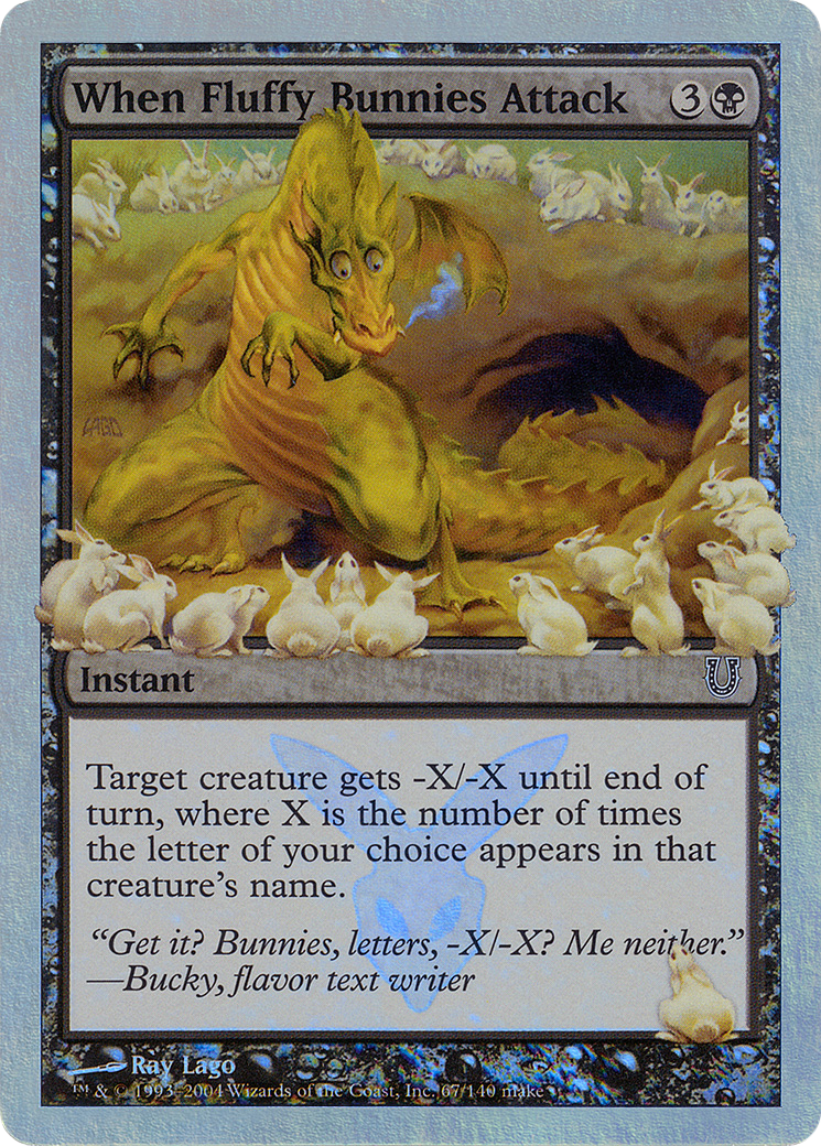 Image of When Fluffy Bunnies Attack (Alternate Foil) [Unhinged]