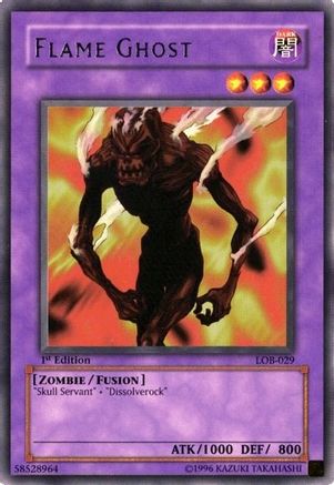Image of Flame Ghost [LOB-029] Rare