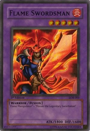 Image of Flame Swordsman [LOB-003] Super Rare