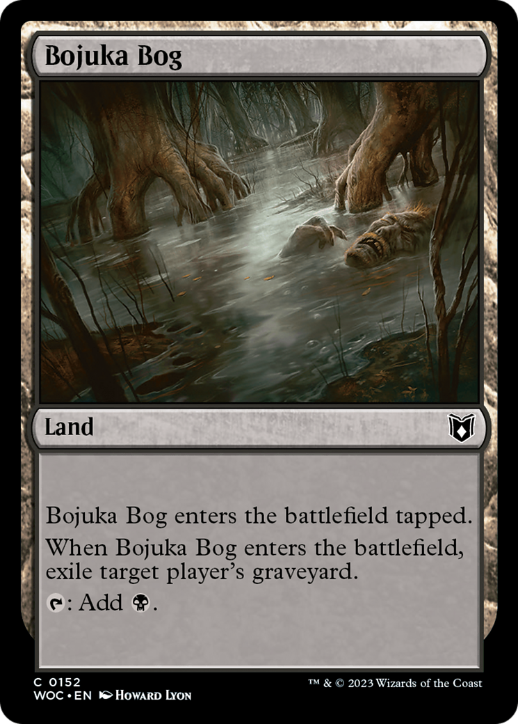Image of Bojuka Bog [Wilds of Eldraine Commander]