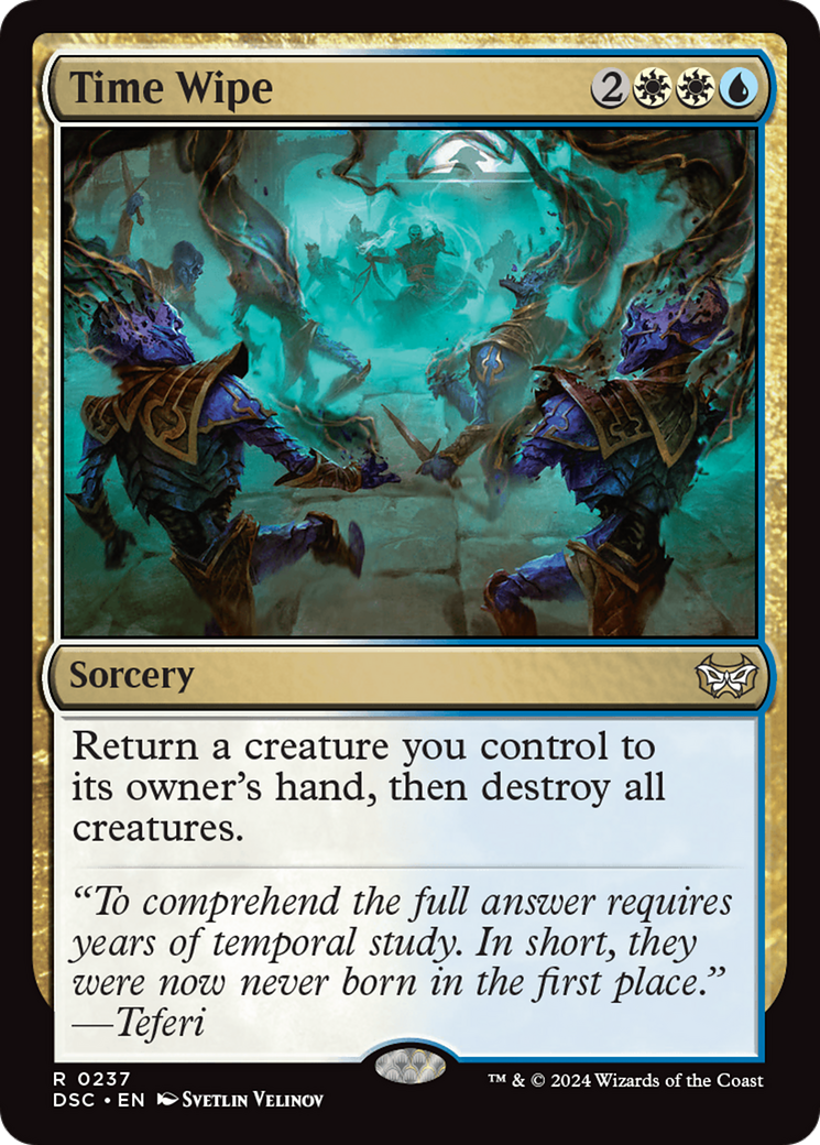 Image of Time Wipe [Duskmourn: House of Horror Commander]