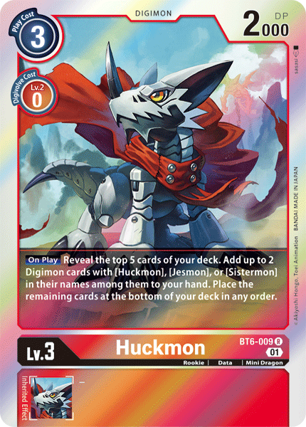 Image of Huckmon [BT6-009] [Double Diamond]