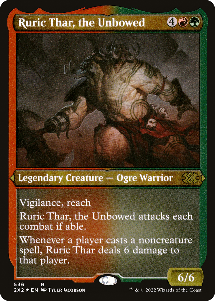 Image of Ruric Thar, the Unbowed (Foil Etched) [Double Masters 2022]