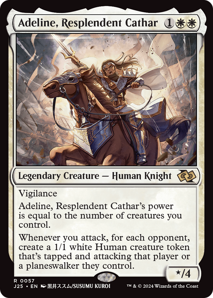 Image of Adeline, Resplendent Cathar (Anime) [Foundations Jumpstart]