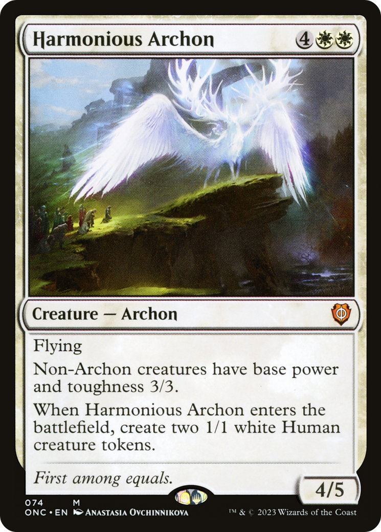 Image of Harmonious Archon [Phyrexia: All Will Be One Commander]