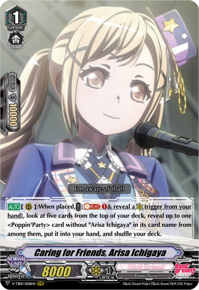 Image of Caring for Friends, Arisa Ichigaya (V-TB01/006EN) [BanG Dream! FILM LIVE]