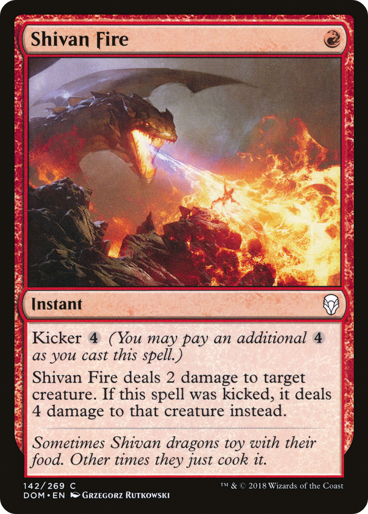 Image of Shivan Fire [Dominaria]
