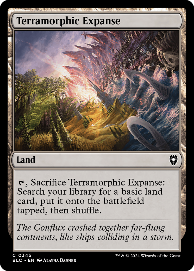 Image of Terramorphic Expanse [Bloomburrow Commander]