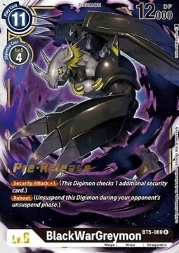 Image of BlackWarGreymon [BT5-069] [Battle of Omni Pre-Release Promos]