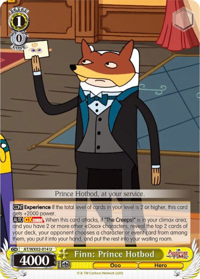 Image of Finn: Prince Hotbod (AT/WX02-014 U) [Adventure Time]