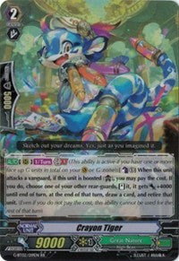 Image of Crayon Tiger (G-BT02/019EN) [Soaring Ascent of Gale & Blossom]