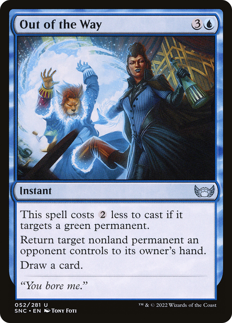 Image of Out of the Way [Streets of New Capenna]