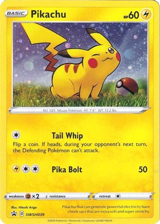 Image of Pikachu (SWSH039) [Sword & Shield: Black Star Promos]
