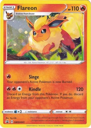 Image of Flareon (SWSH041) [Sword & Shield: Black Star Promos]