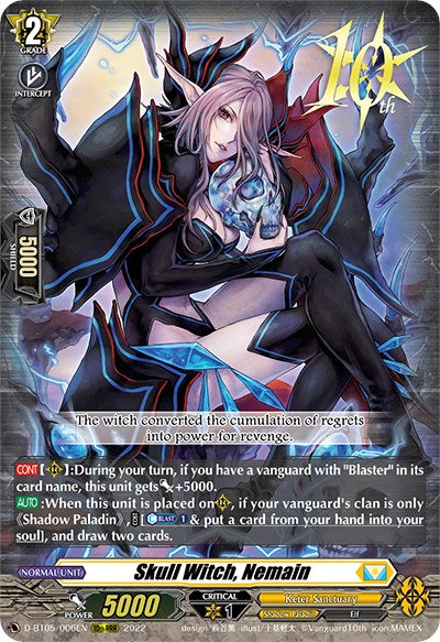 Image of Skull Witch, Nemain (D-BT05/006EN) [Triumphant Return of the Brave Heroes]