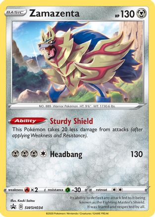Image of Zamazenta (SWSH034) [Sword & Shield: Black Star Promos]