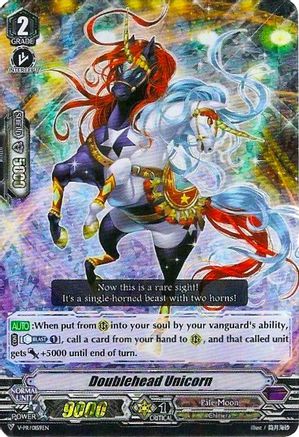 Image of Doublehead Unicorn (Parallel Foil) (V-PR/0159EN) [V Promo Cards]