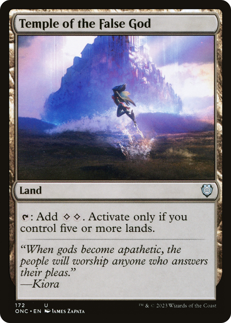 Image of Temple of the False God [Phyrexia: All Will Be One Commander]