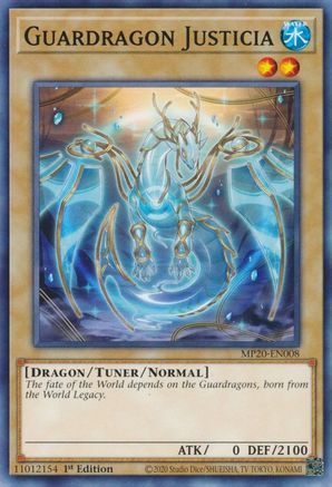 Image of Guardragon Justicia [MP20-EN008] Common