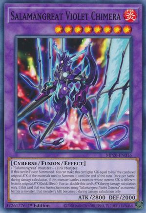 Image of Salamangreat Violet Chimera [MP20-EN016] Common