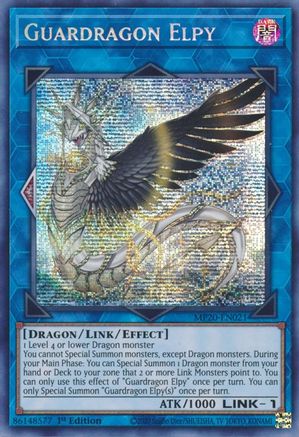 Image of Guardragon Elpy [MP20-EN021] Prismatic Secret Rare