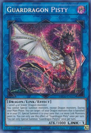 Image of Guardragon Pisty [MP20-EN022] Prismatic Secret Rare