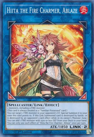 Image of Hiita the Fire Charmer, Ablaze [MP20-EN024] Common