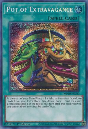 Image of Pot of Extravagance [MP20-EN030] Prismatic Secret Rare