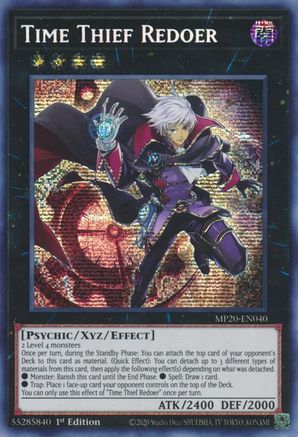 Image of Time Thief Redoer [MP20-EN040] Prismatic Secret Rare