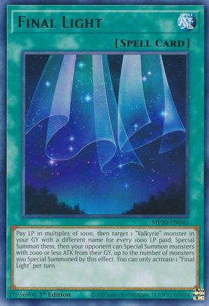 Image of Final Light [MP20-EN045] Rare