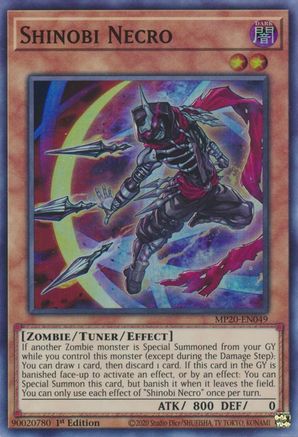 Image of Shinobi Necro [MP20-EN049] Super Rare