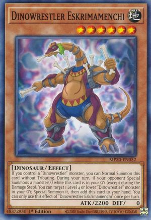 Image of Dinowrestler Eskrimamenchi [MP20-EN052] Common