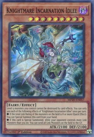 Image of Knightmare Incarnation Idlee [MP20-EN057] Super Rare