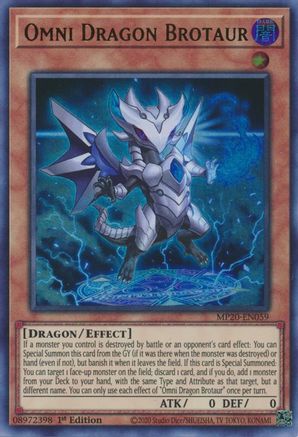 Image of Omni Dragon Brotaur [MP20-EN059] Ultra Rare