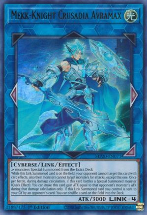 Image of Mekk-Knight Crusadia Avramax [MP20-EN071] Ultra Rare