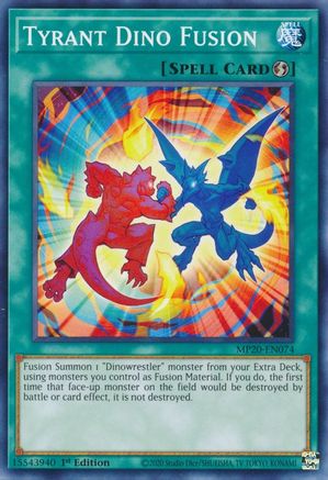 Image of Tyrant Dino Fusion [MP20-EN074] Common