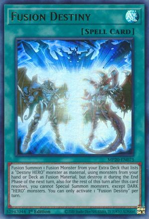 Image of Fusion Destiny [MP20-EN075] Ultra Rare