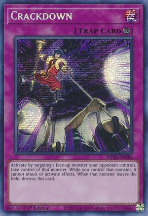 Image of Crackdown [MP20-EN084] Prismatic Secret Rare