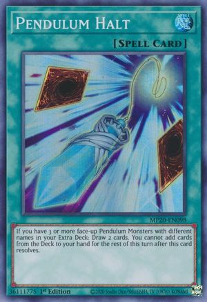 Image of Pendulum Halt [MP20-EN098] Super Rare