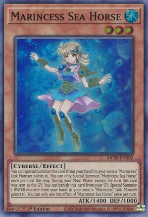 Image of Marincess Sea Horse [MP20-EN102] Super Rare