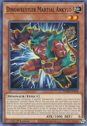 Image of Dinowrestler Martial Ankylo [MP20-EN104] Common