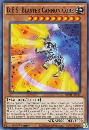 Image of B.E.S. Blaster Cannon Core [MP20-EN111] Common