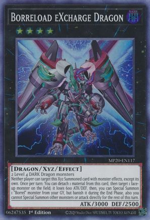 Image of Borreload eXcharge Dragon [MP20-EN117] Super Rare