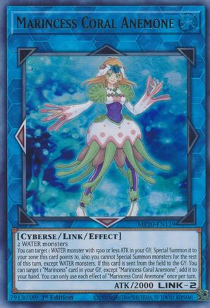 Image of Marincess Coral Anemone [MP20-EN119] Ultra Rare