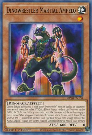 Image of Dinowrestler Martial Ampelo [MP20-EN150] Common