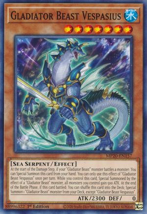 Image of Gladiator Beast Vespasius [MP20-EN157] Common