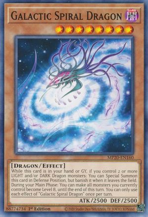 Image of Galactic Spiral Dragon [MP20-EN160] Common